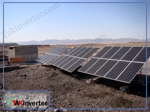 پنل خورشیدی نیروگاه برق خورشیدی آفگرید معدن