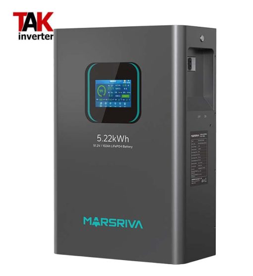 باتری خورشیدی 5.22kWh ولت 102Ah مدل MR-LFP48-100-WMD
