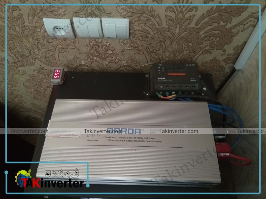 پروژه برق خورشیدی آقای رمضانی در سهیلیه کرج (1)