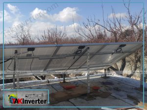 پنل خورشیدی پروژه برق خورشیدی باغ ویلا شهریار اقای عسکری 2