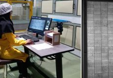 کنترل کیفی پنل های تولید شده در شرکت تابان
